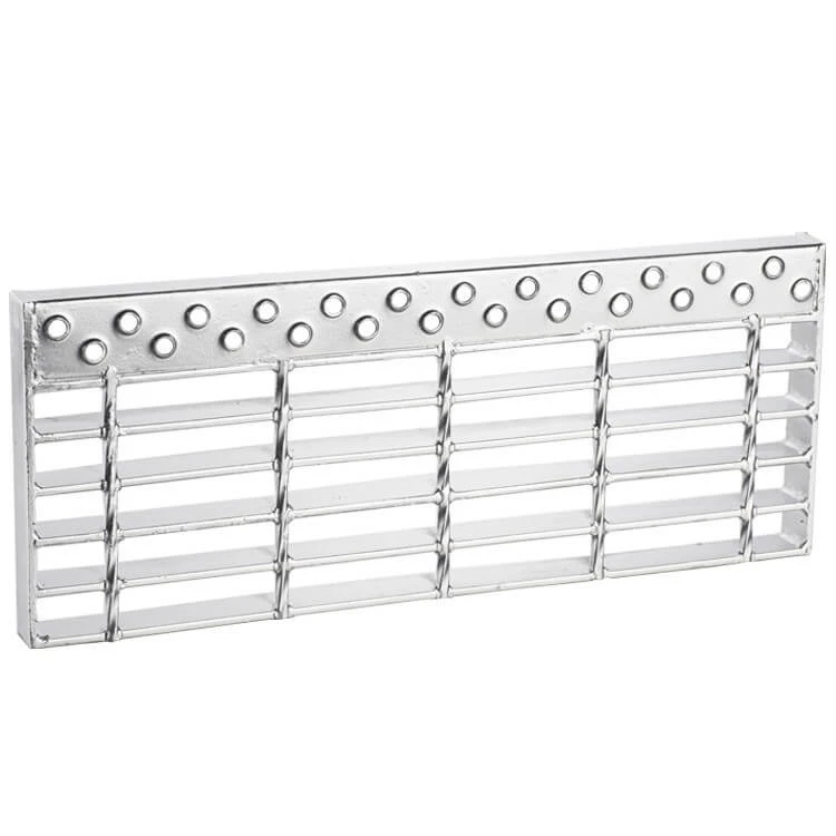 Grille à verrouillage par sertissage
